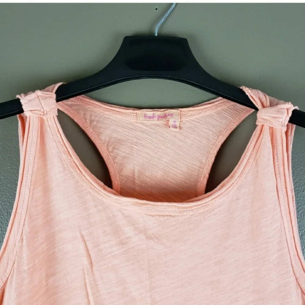 Fresh Produce peachy orange high low tank dress size medium
